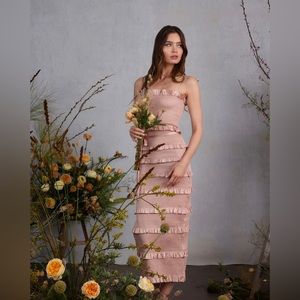 V. Chapman Lily Dress in Rose Dust Size 2 NWT